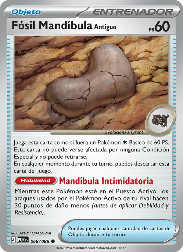 Fósil Mandíbula Antiguo · Equilibrio Perfecto 068/88