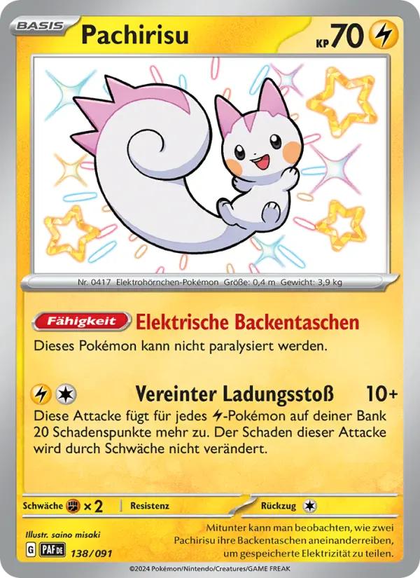 Pachirisu · Paldeas Schicksale 138/91