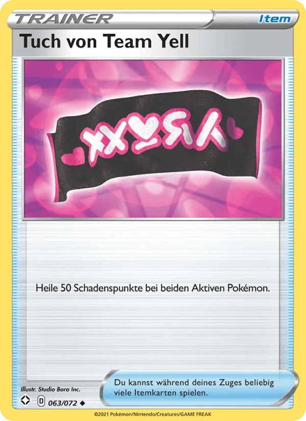 Tuch von Team Yell · Glänzendes Schicksal 63/72