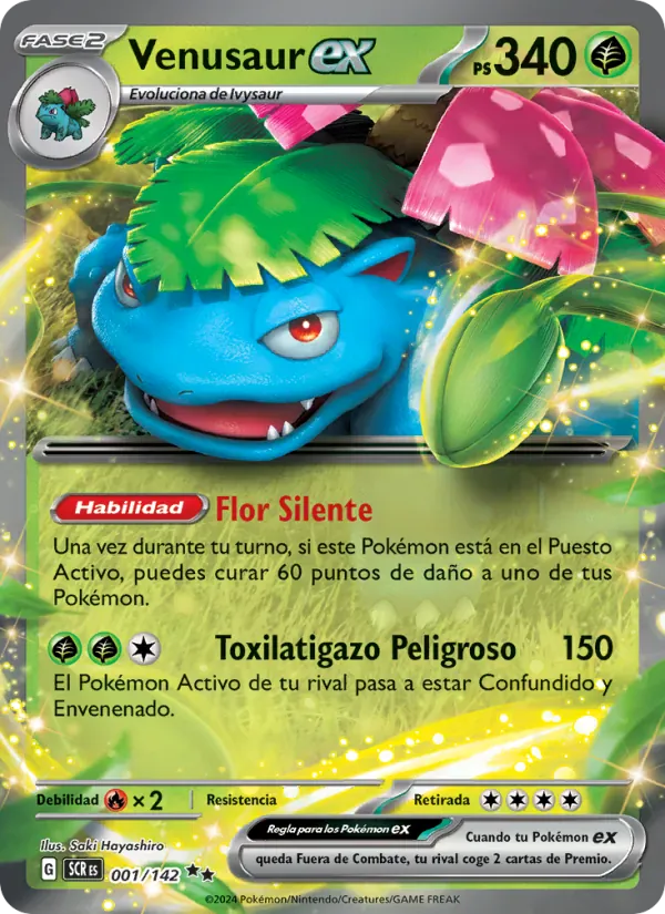 Venusaur ex · Corona Astral 001/142