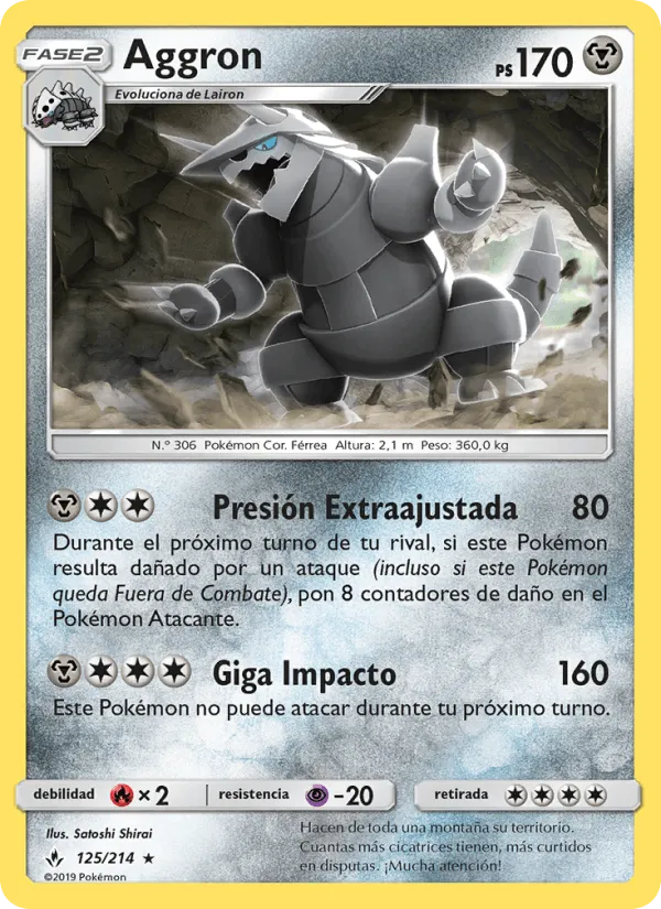 Aggron · Vínculos Indestructibles 125/214