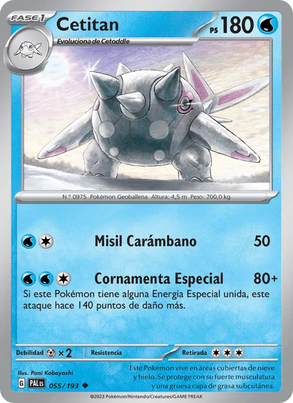 Cetitan · Evoluciones en Paldea 055/193