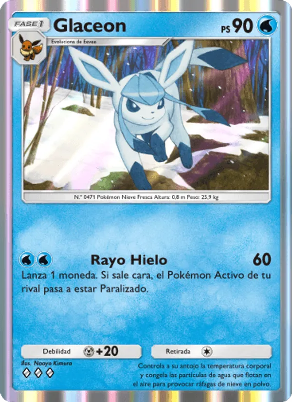Glaceon · Pugna Espaciotemporal 046/140
