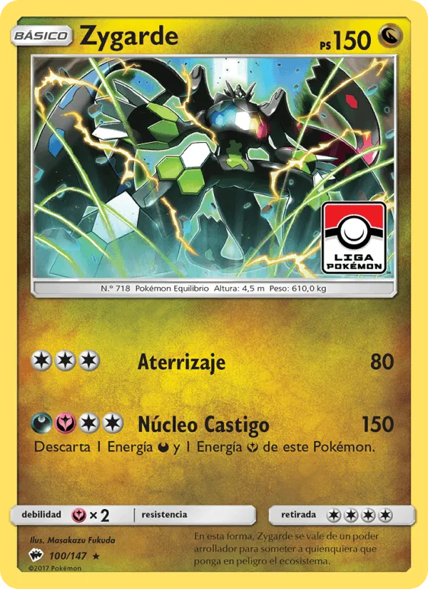 Zygarde · Sombras Ardientes 100/147