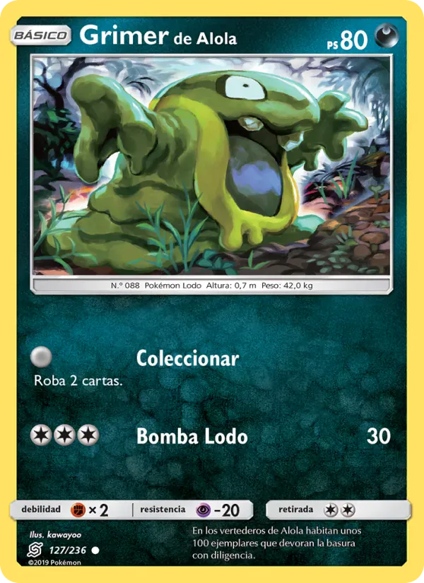 Grimer de Alola · Mentes Unidas 127/236