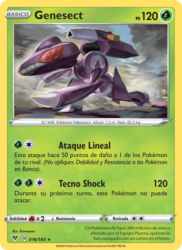 Genesect · Voltaje Vívido 16/185