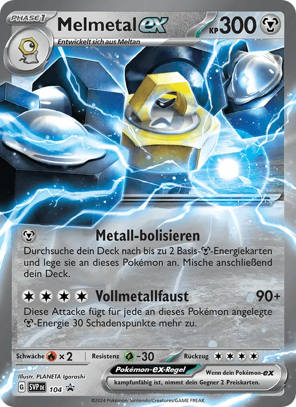 Melmetal-ex · SVP Black Star Promos 104/225