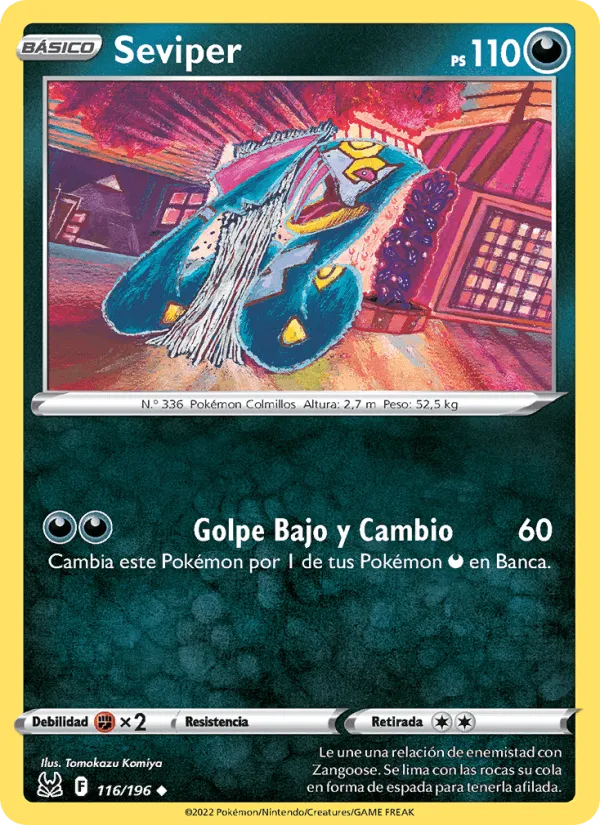 Seviper · Origen Perdido 116/196