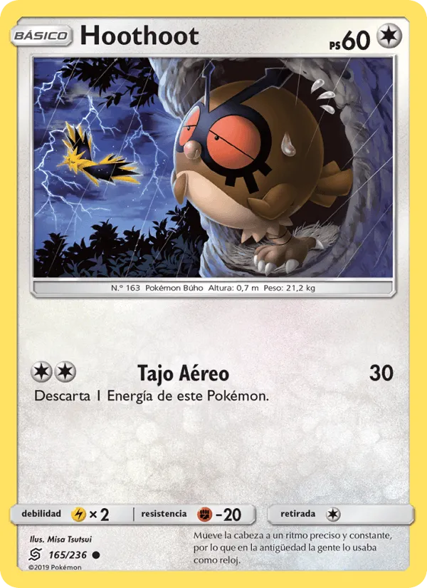 Hoothoot · Mentes Unidas 165/236