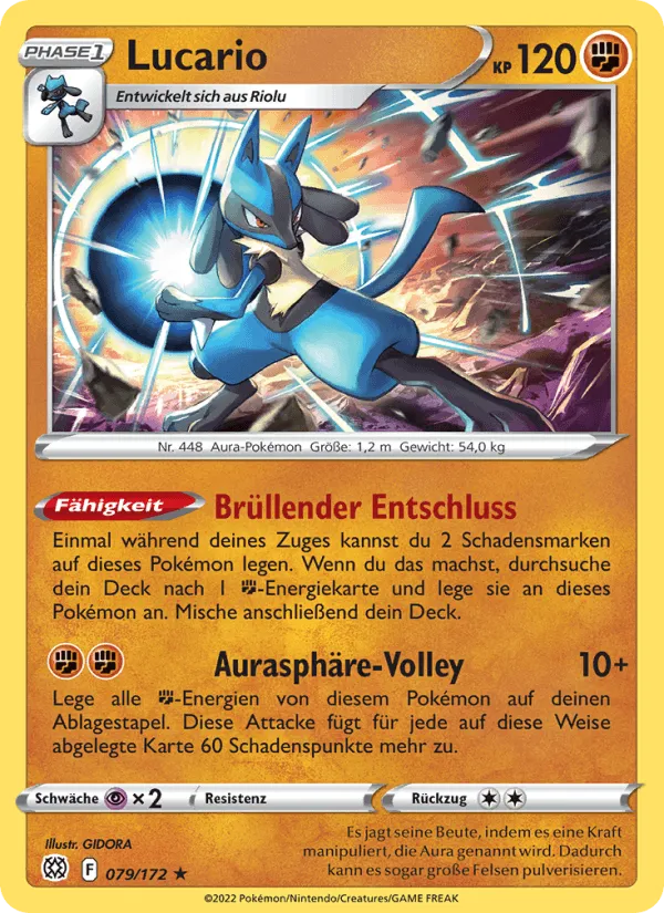 Lucario · Strahlende Sterne 079/172