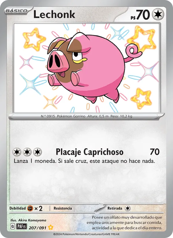 Lechonk · Destinos de Paldea 207/91
