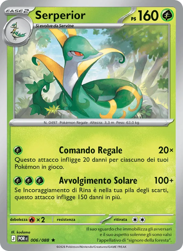 Serperior · Equilibrio Perfetto 006/88