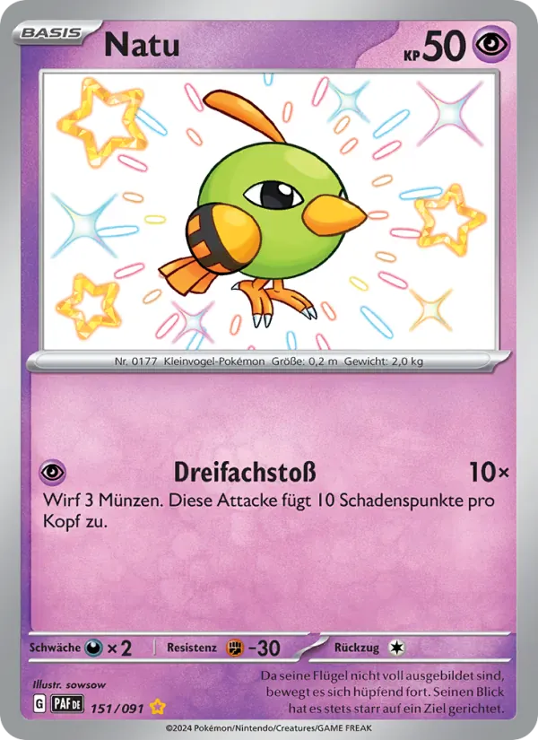 Natu · Paldeas Schicksale 151/91