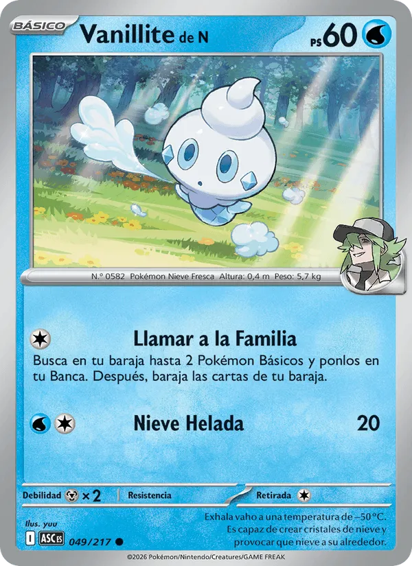 Vanillite de N · Héroes Ascendentes 049/217