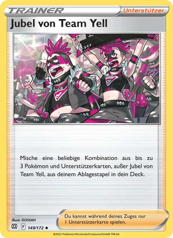 Jubel von Team Yell · Strahlende Sterne 149/172