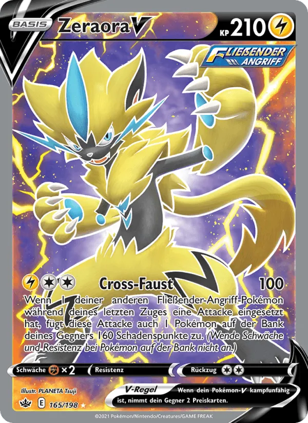 Zeraora V · Schaurige Herrschaft 165/198