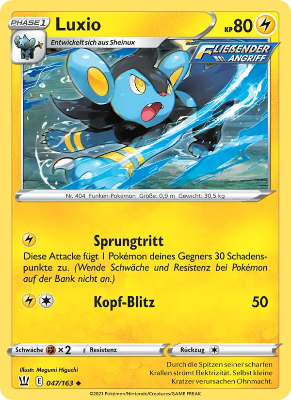Luxio · Kampfstile 47/163