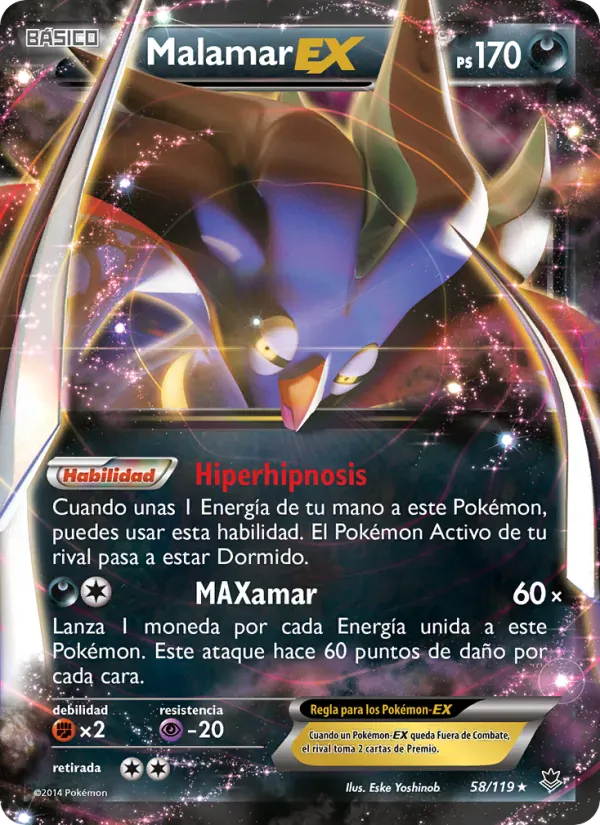 Malamar EX · Fuerzas Fantasmales 58/119