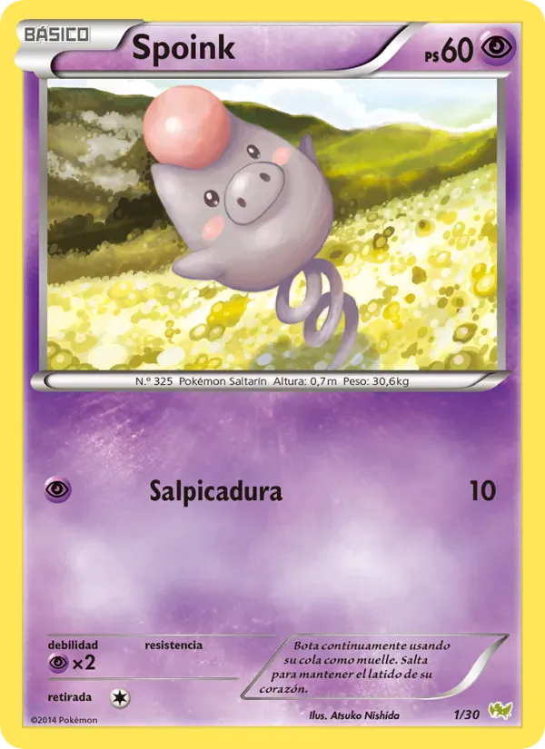 Spoink · Kit de Entrenador XY (Noivern) 1/30