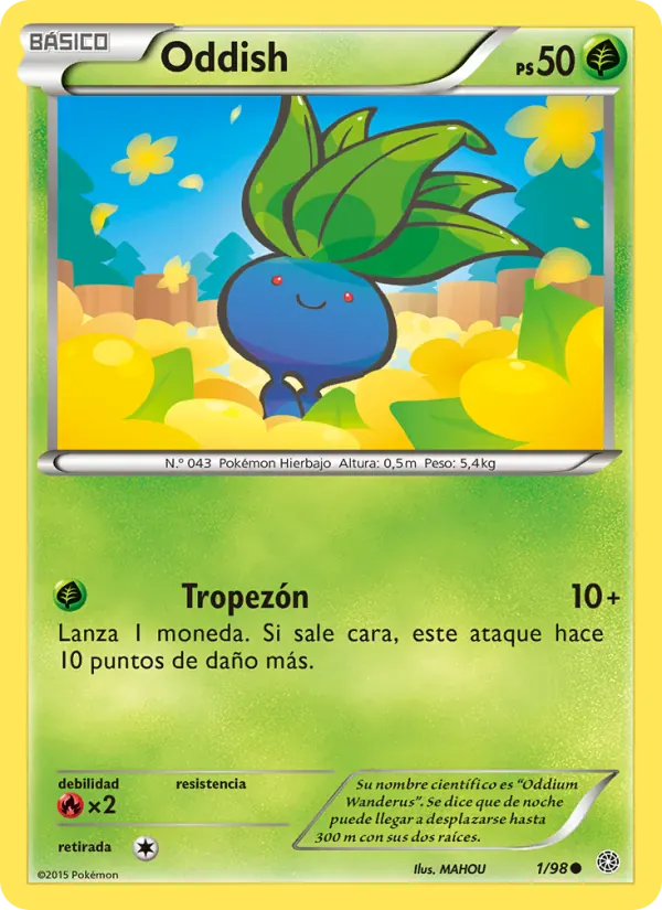 Oddish · Antiguos Orígenes 1/98