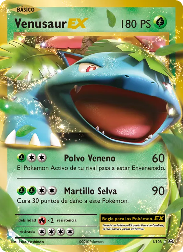 Venusaur EX · Evoluciones 1/108