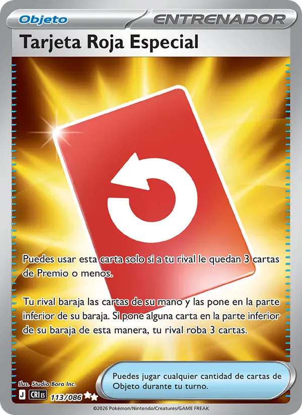 Tarjeta Roja Especial · Caos Creciente 113/86