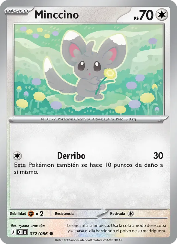 Minccino · Caos Creciente 072/86