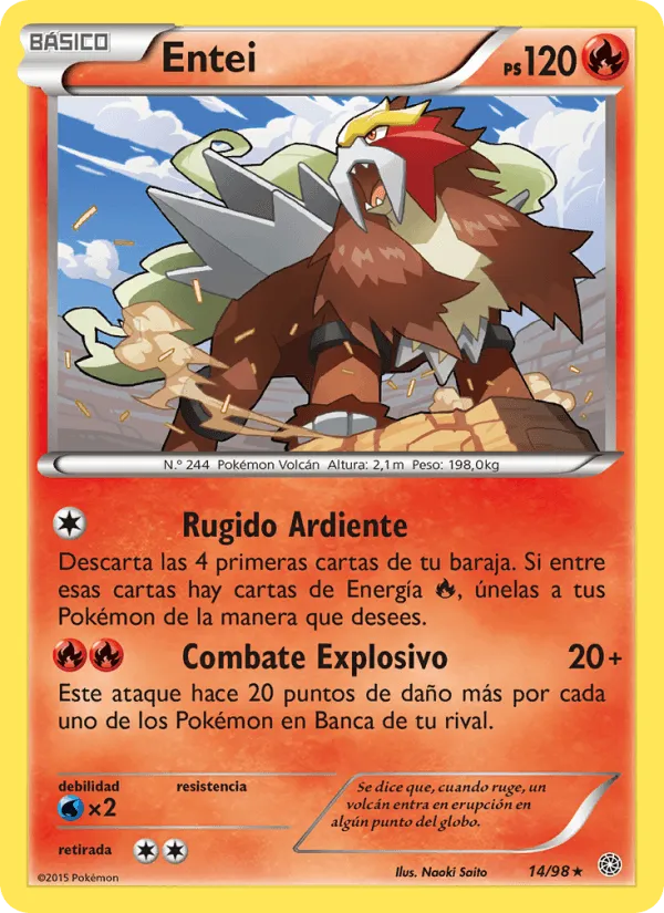 Entei · Antiguos Orígenes 14/98
