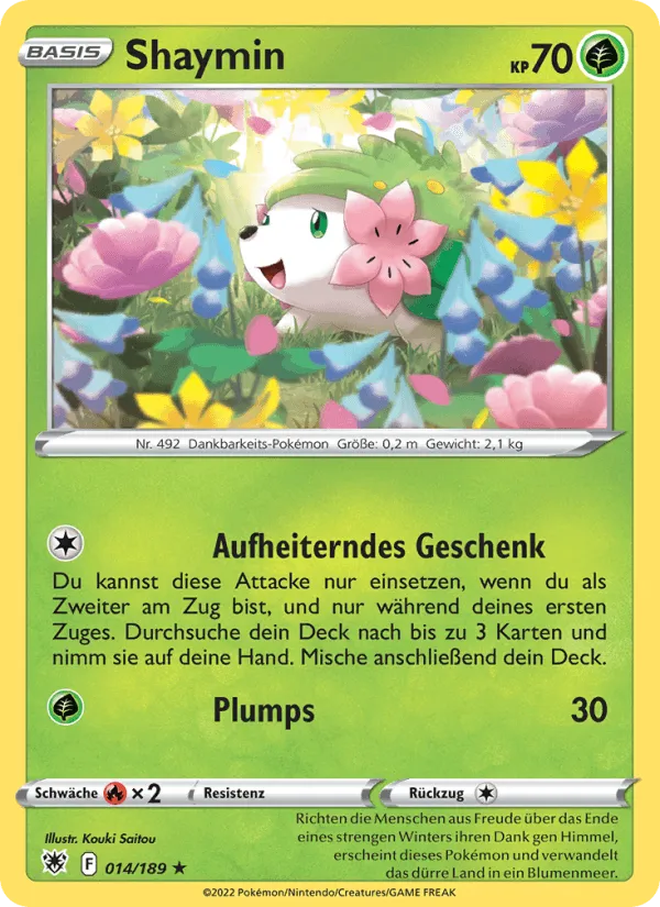 Shaymin · Astralglanz 014/189