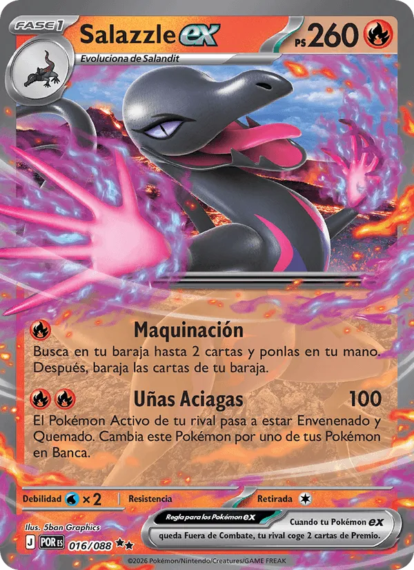 Salazzle ex · Equilibrio Perfecto 016/88
