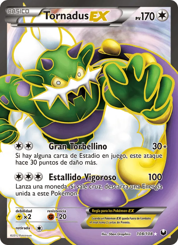 Tornadus-EX · Oscuros Exploradores 108/108