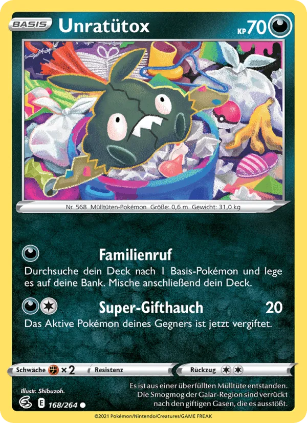 Unratütox · Fusionsangriff 168/264