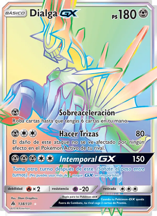 Dialga GX · Luz Prohibida 138/131