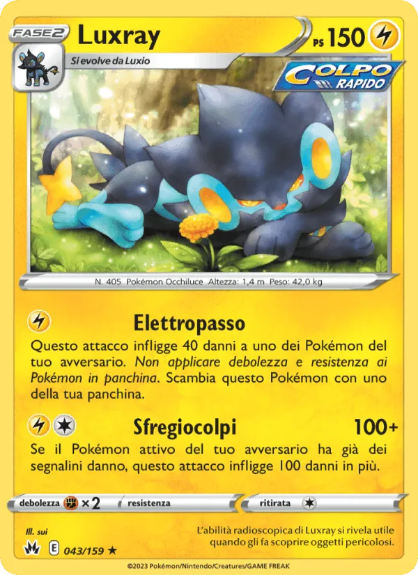 Luxray · Zenit Regale 043/159