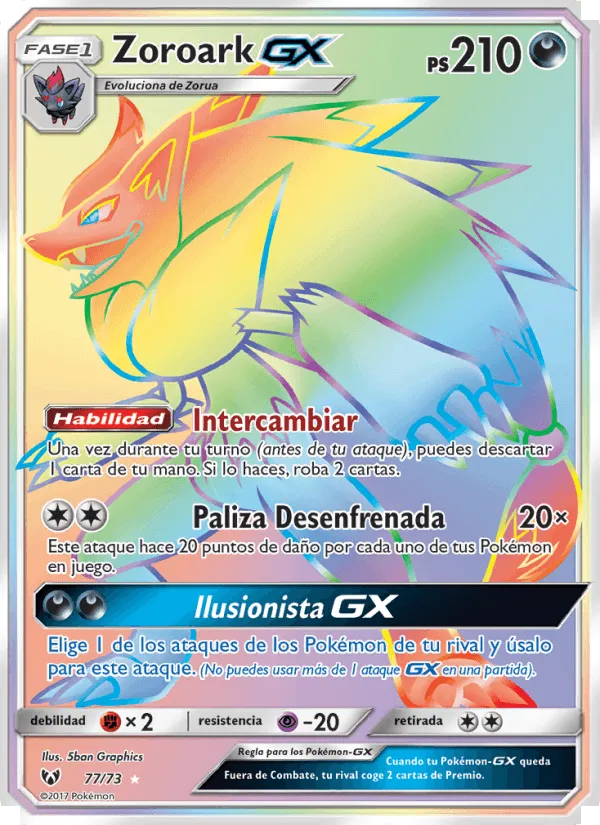 Zoroark GX · Leyendas Luminosas 77/73