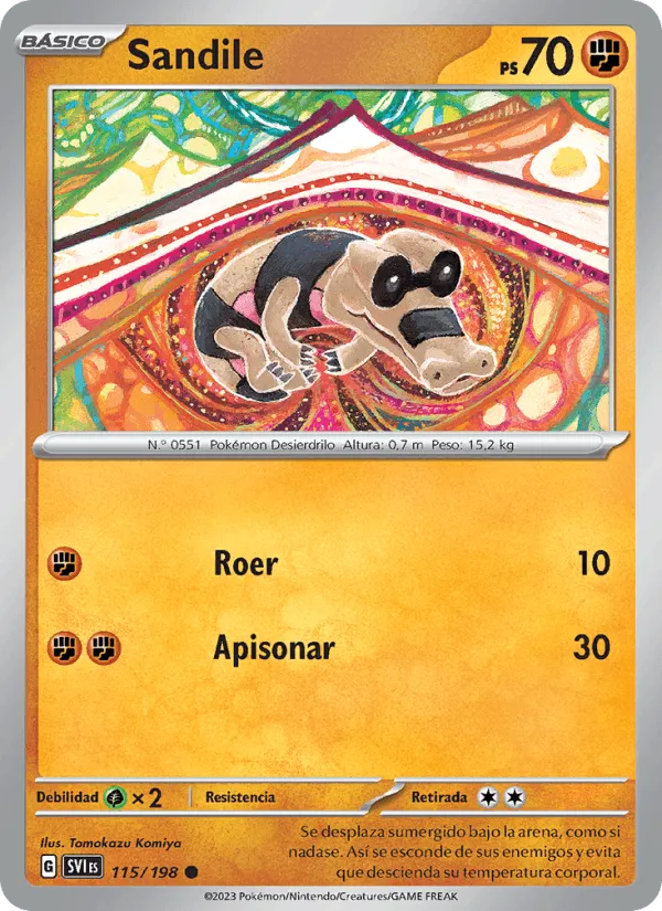 Sandile · Escarlata y Púrpura 115/198