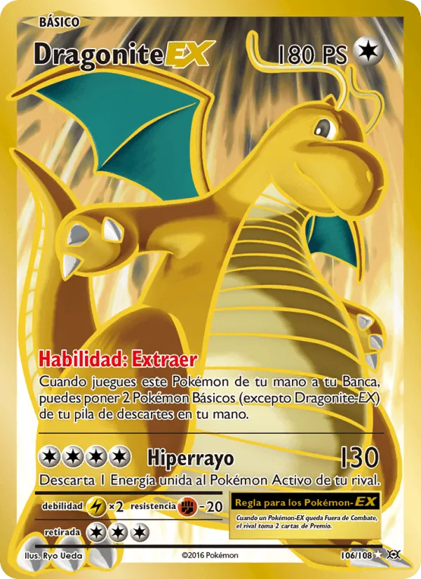 Dragonite EX · Evoluciones 106/108