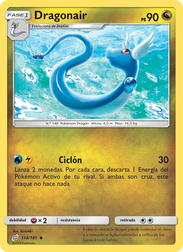 Dragonair · Union de Aliados 118/181