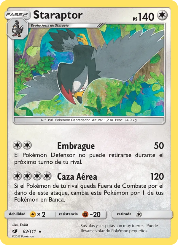 Staraptor · Invasión Carmesí 83/111