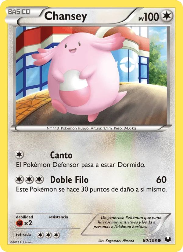 Chansey · Oscuros Exploradores 80/108