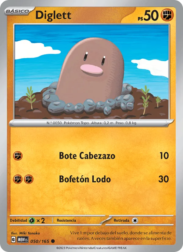 Diglett · 151 050/165