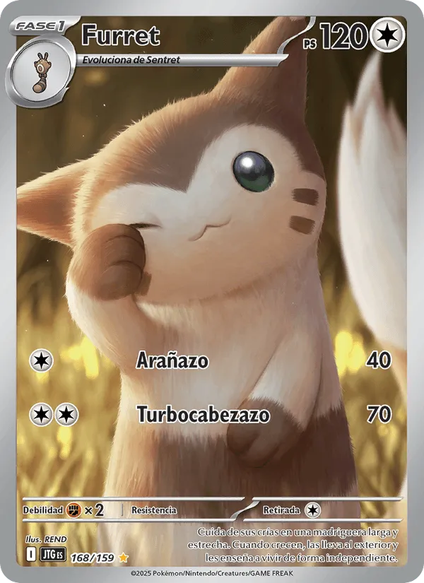 Furret · Juntos de Aventuras 168/159
