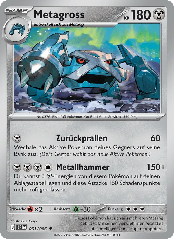 Metagross · Wachsendes Chaos 061/86