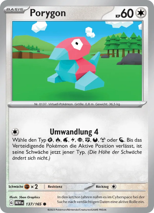 Porygon · 151 137/165
