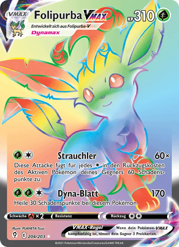 Folipurba VMAX · Drachenwandel 204/203