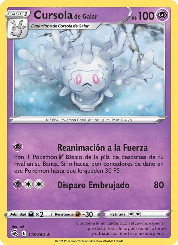 Cursola de Galar · Golpe Fusión 118/264