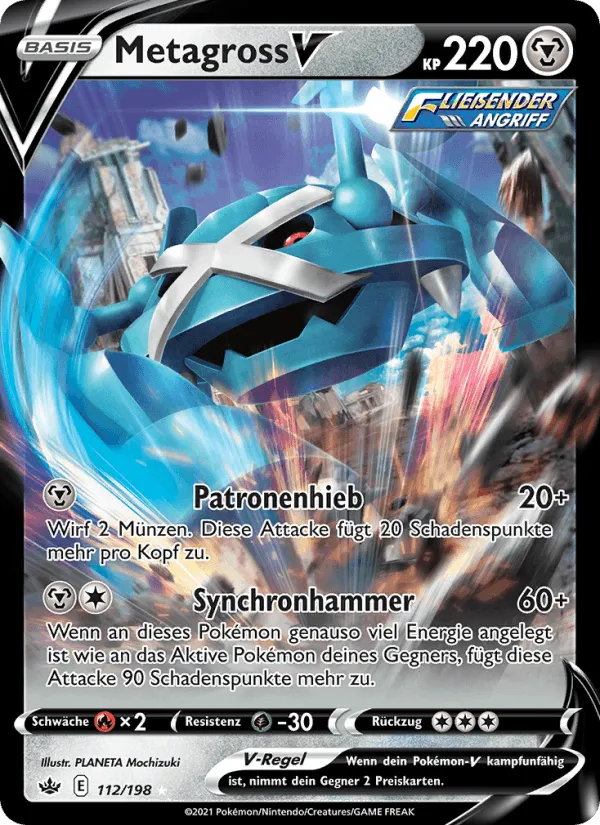 Metagross V · Schaurige Herrschaft 112/198