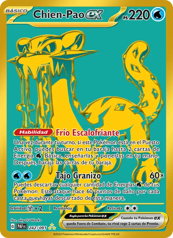 Chien-Pao ex · Destinos de Paldea 242/91
