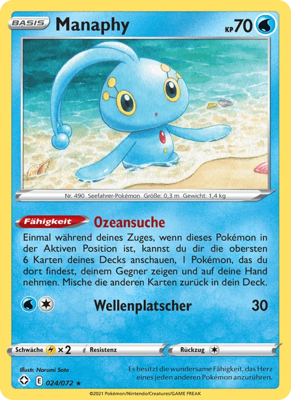 Manaphy · Glänzendes Schicksal 24/72