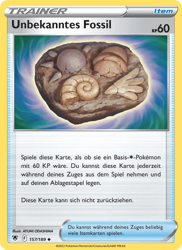 Unbekanntes Fossil · Astralglanz 157/189